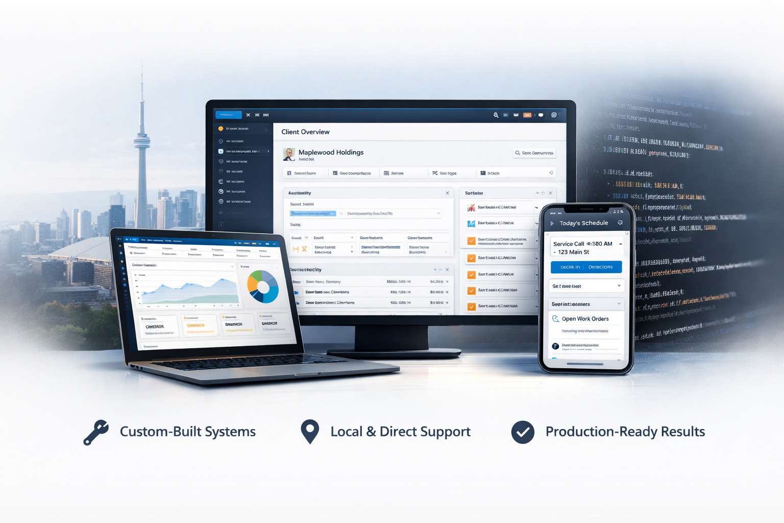 Custom software solutions built in Hamilton
